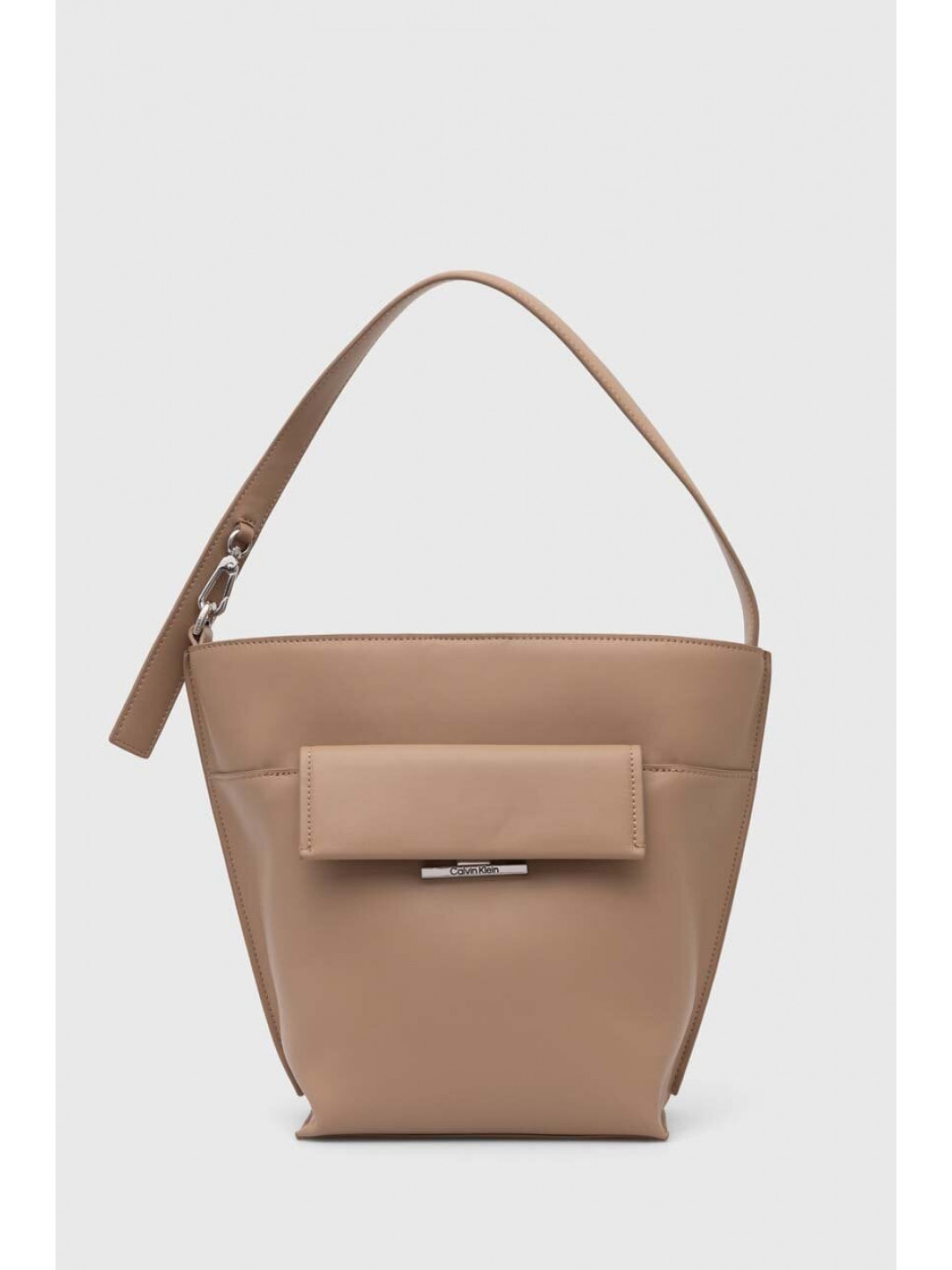 Kabelka Calvin Klein béžová barva K60K612109